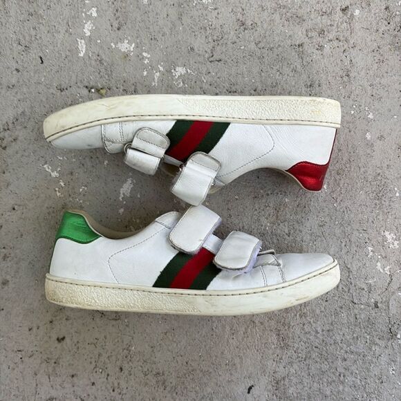 Gucci Ace Velcro Sneakers - Picture 1 of 12